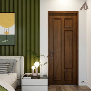 Cửa phẳng dán chỉ nổi 3 ô - AC007SX - AC10